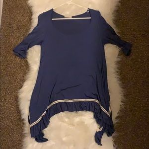 Easel shark bait hem tunic